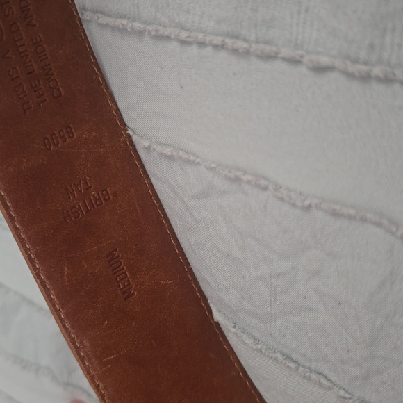 Coach Brown Leather Belt with Gold Buckle - Picture 3 of 7